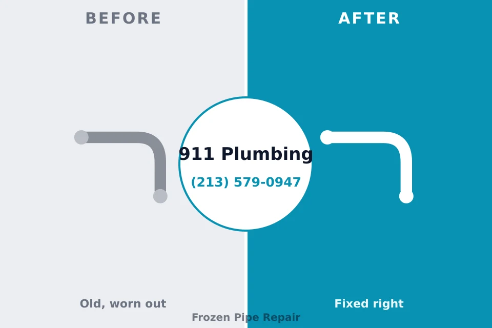 Before and after: plumbing company Ionia, MI